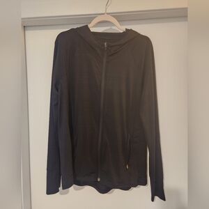 Athleta Women's Large Black Pacifica Illume UPF Relaxed Jacket